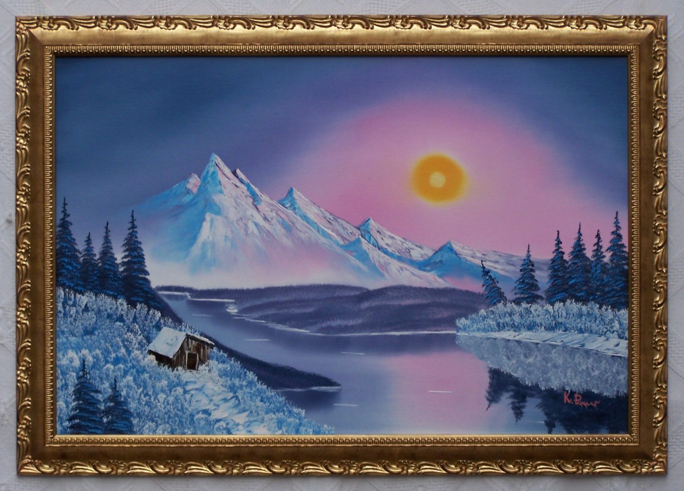 Winterlandschaft Sonnenaufgang
