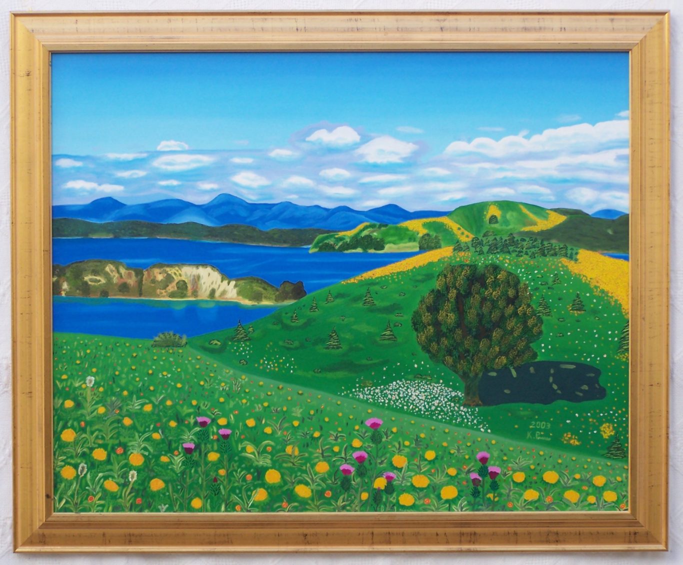 Blumenwiese am Meer