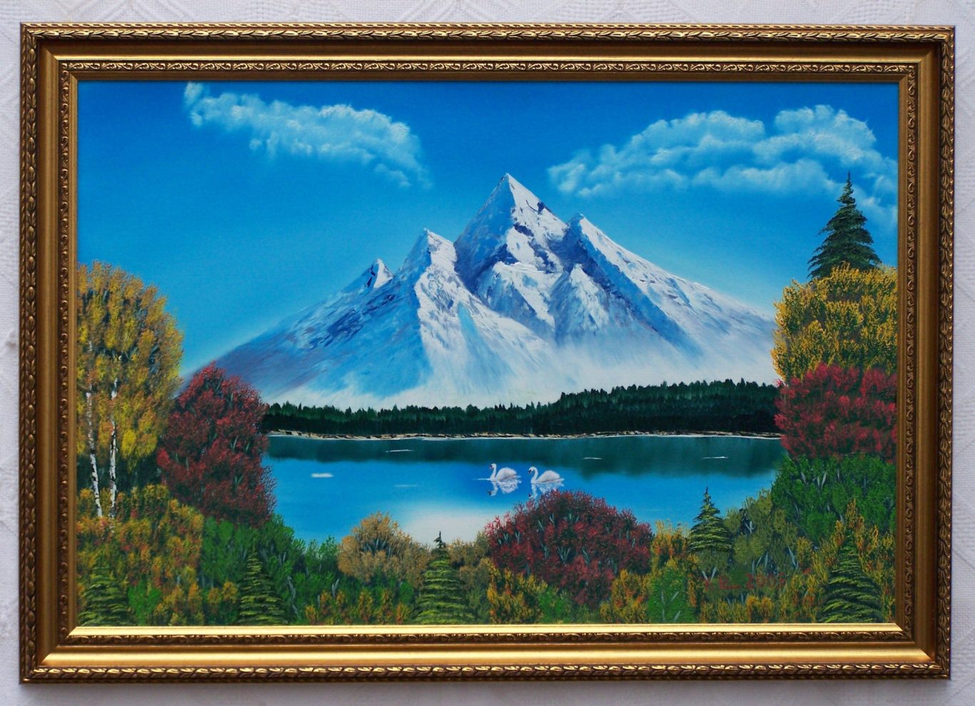 Landschaft mit Berge