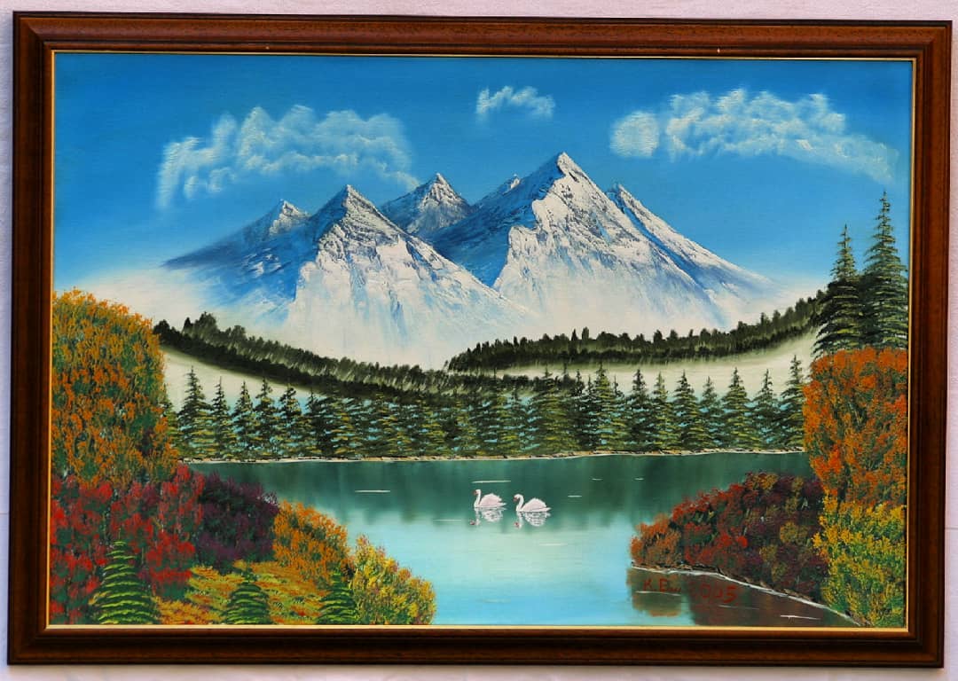 Schwäne auf dem See