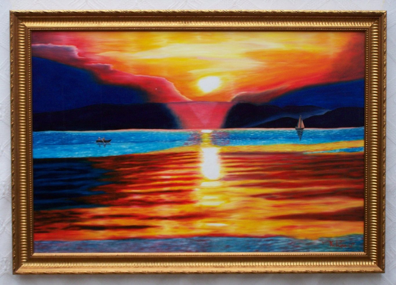 Sonnenuntergang auf dem Meer